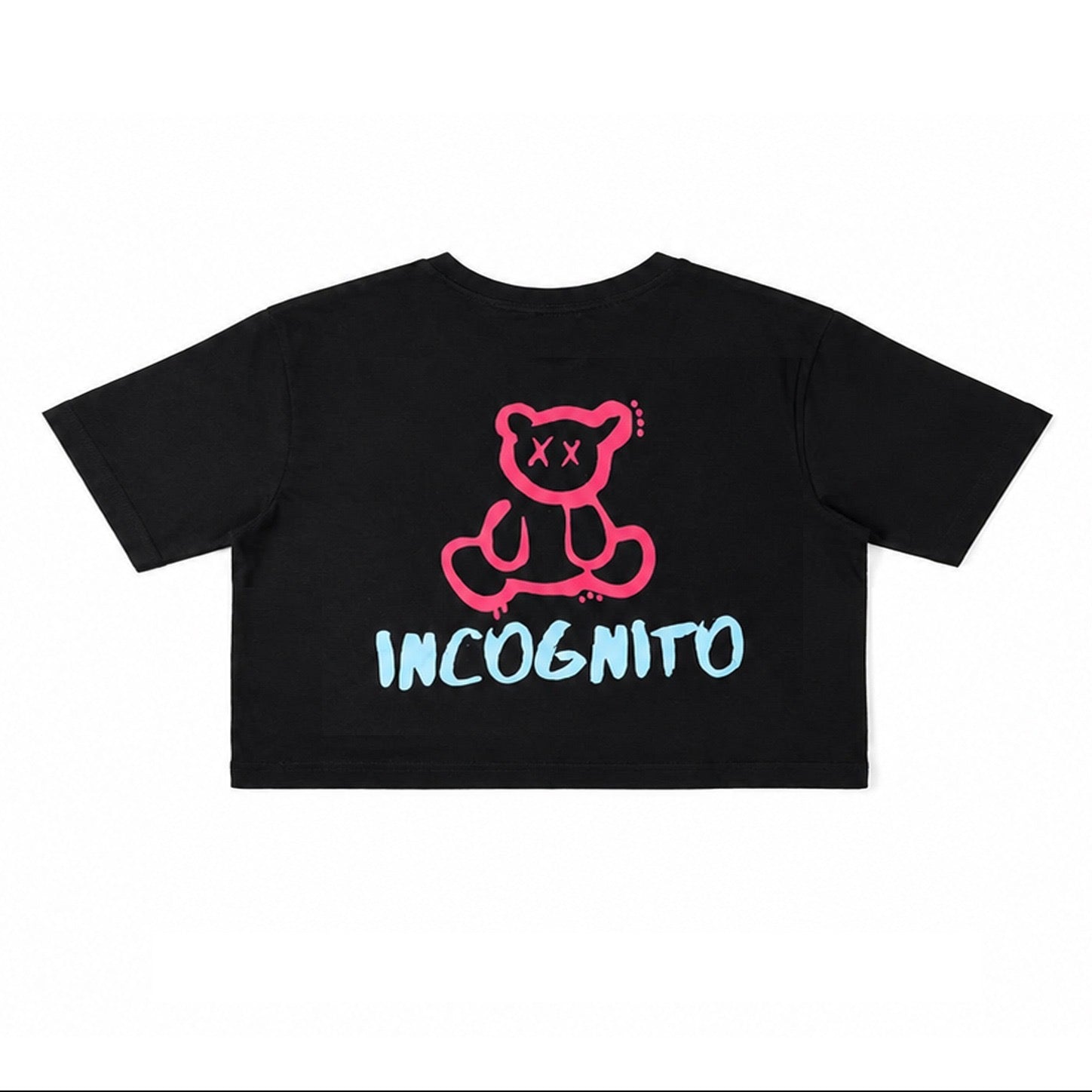 INCOGNITO CROP - BLACK & WHITE