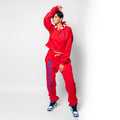 Oversize long CRO Tracksuit - RED